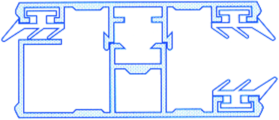 Alu/Alu Randkomplettsystem / Randprofil 8 mm - 60 mm breit