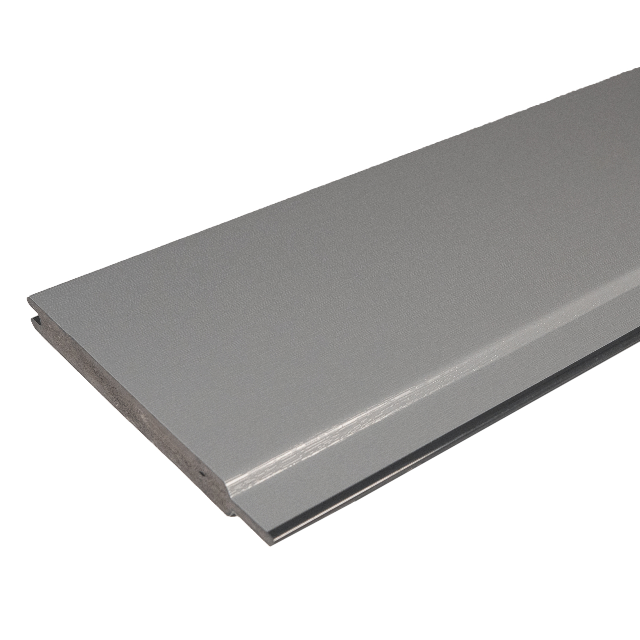 Torfüllung Kunststoff Silbergrau ähnl. RAL 7001 - Massiv Kunststoffbretter für Tore, Türen & Zäune 143 x 15 mm