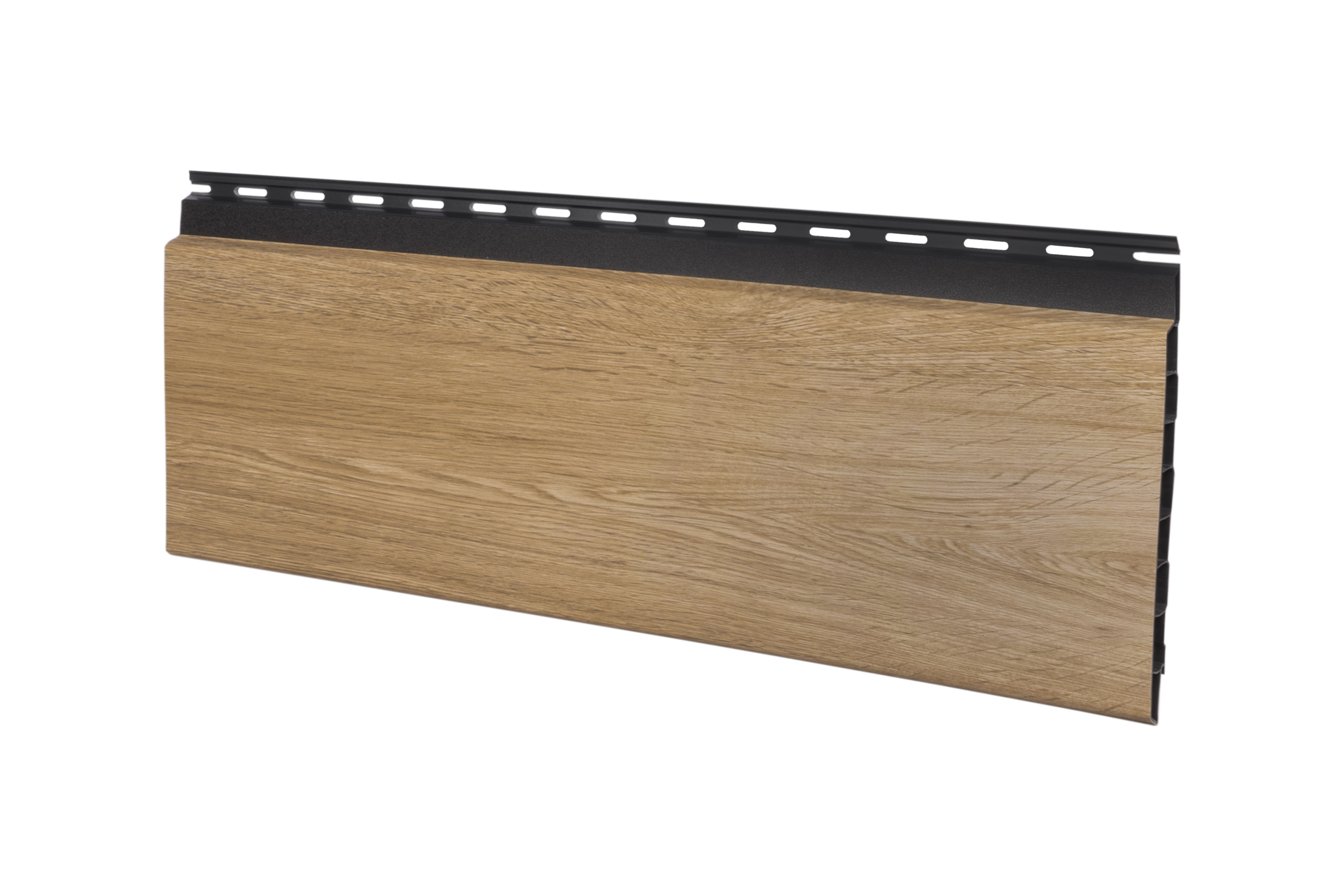 Rhombusleiste Kunststoff MIKUPAN® 180 Flex Rhombusfassade Coriander Oak Super Matt - Schattenfuge